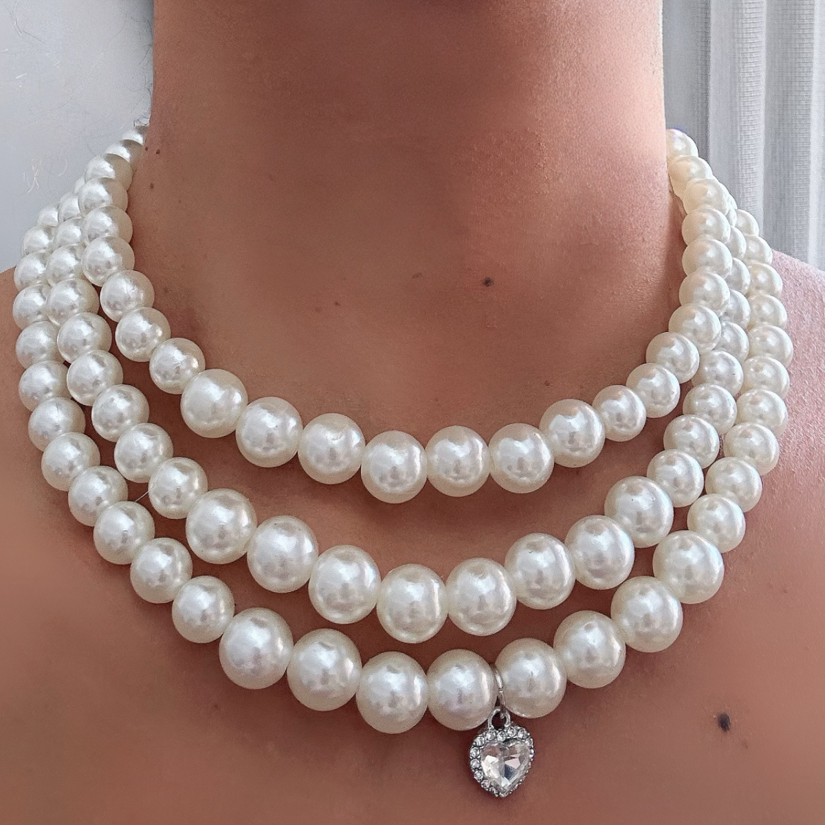 Pearl Triple Layer Necklace - DISCONTINUED