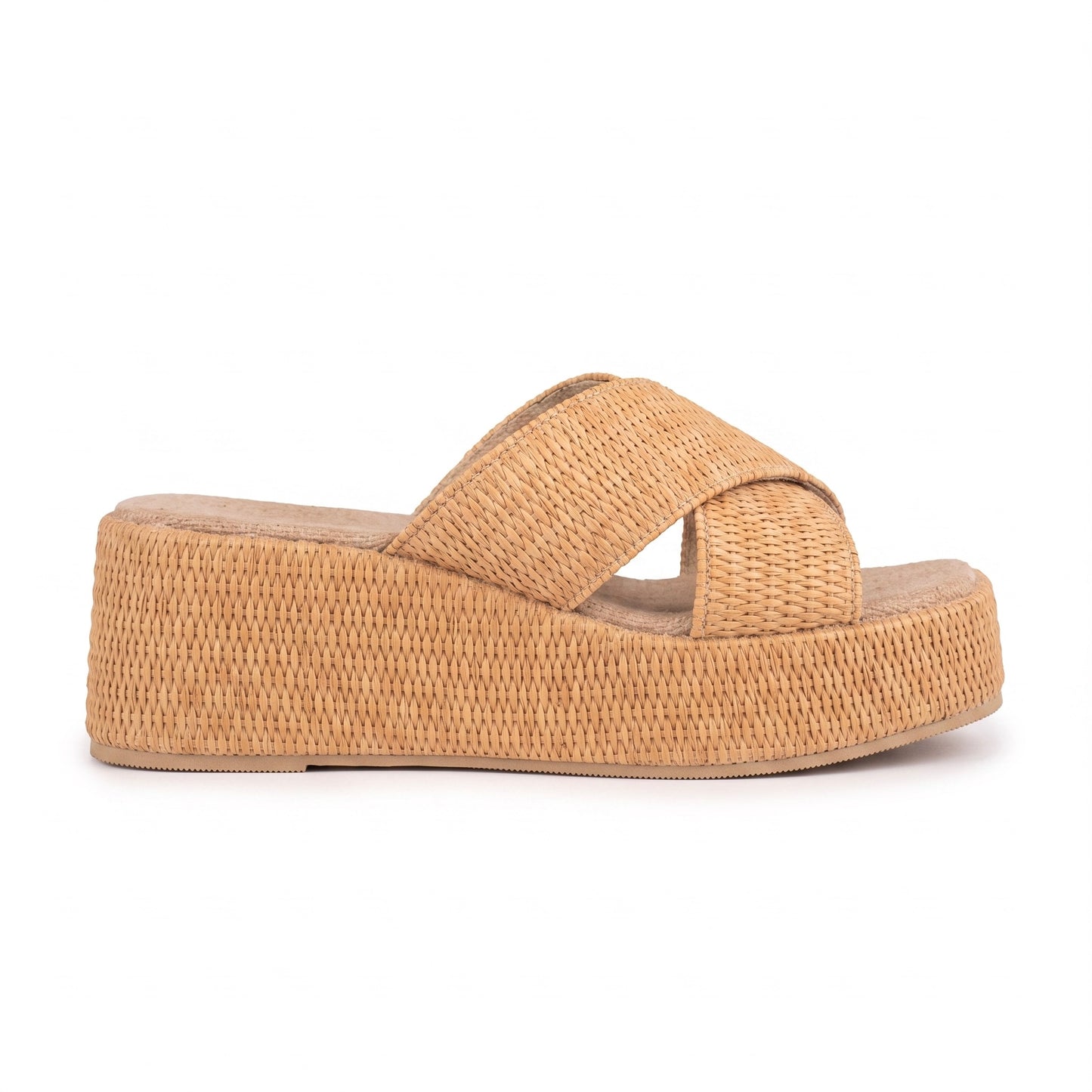 PLATFORMA CROSS SLIPPERS