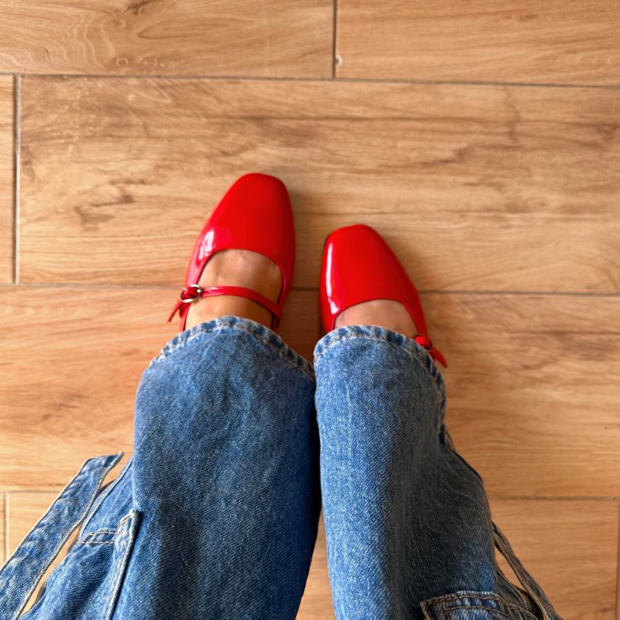 BAILATIRA FLASH RED (Square-Toe)