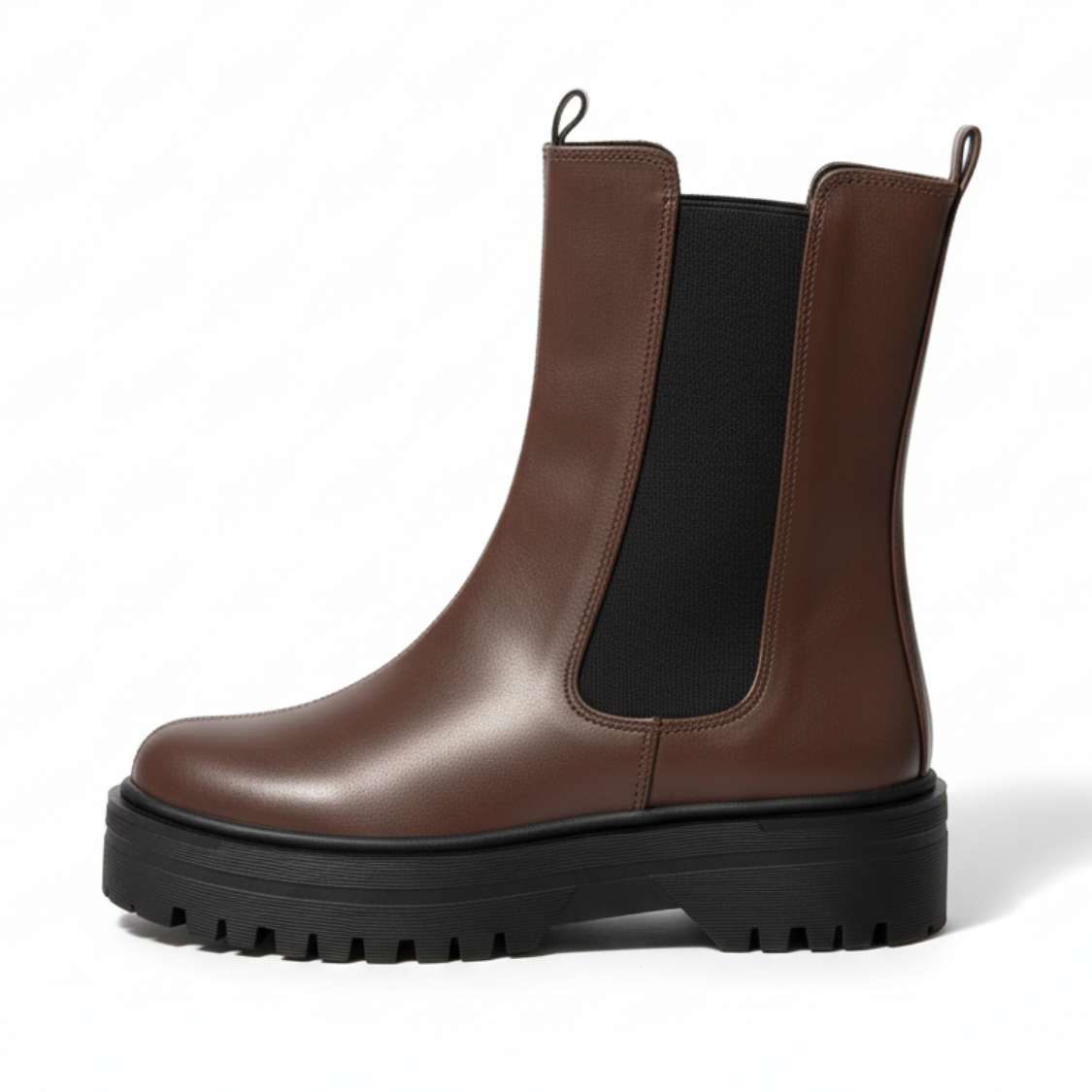 حذاء بوتا أسود سهل الارتداء