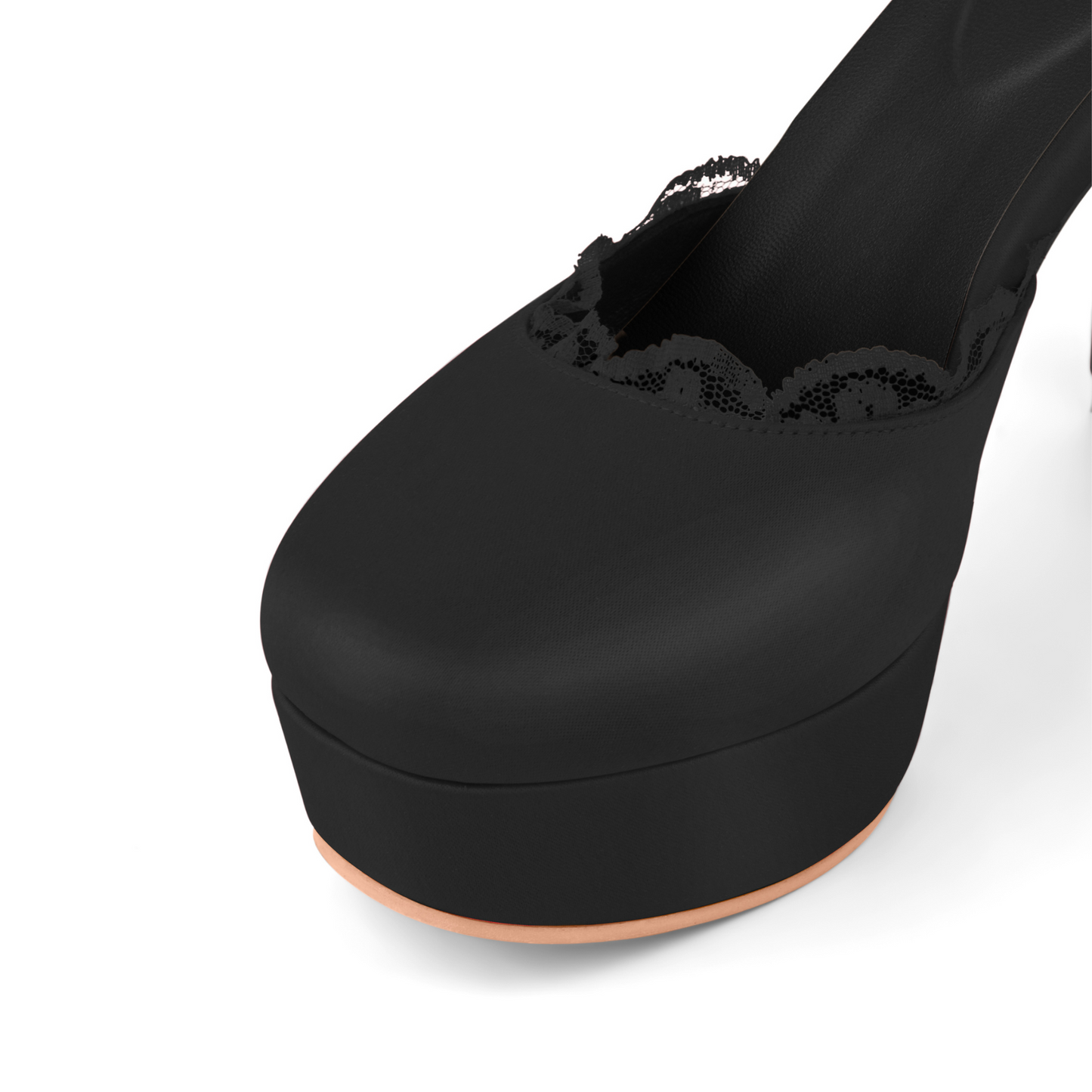 MISTICA BLACK PLATFORM HEELS (Pre-Order)