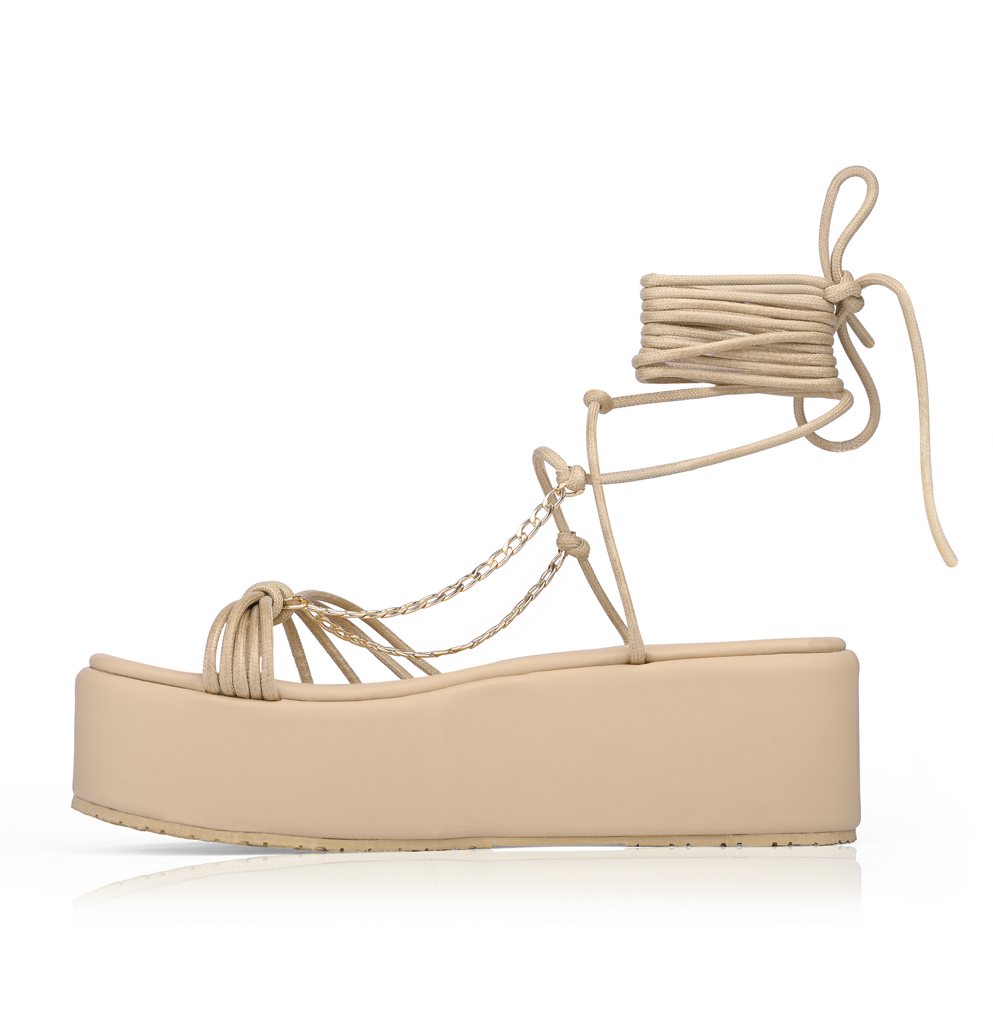 MAYORIYA NUDE SLIPPERS