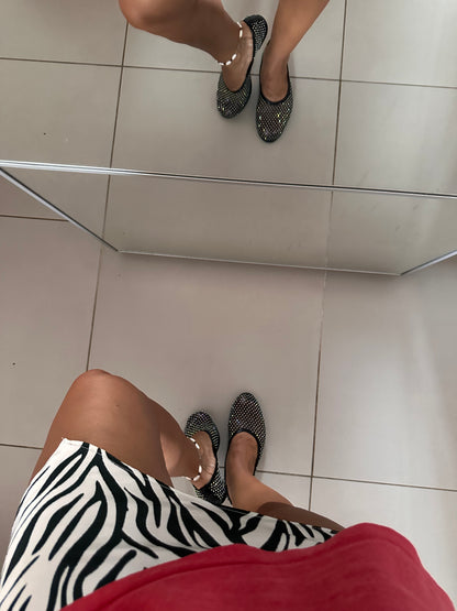 BAILA GLOW BLACK FLATS