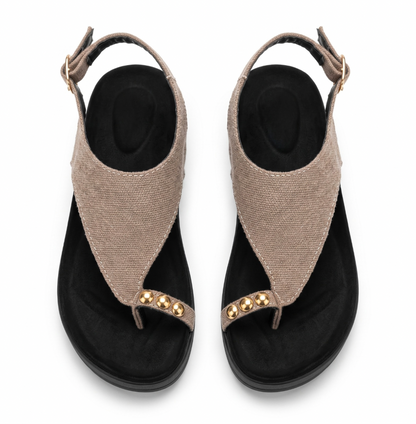 SOLEA MOCHA SANDALS