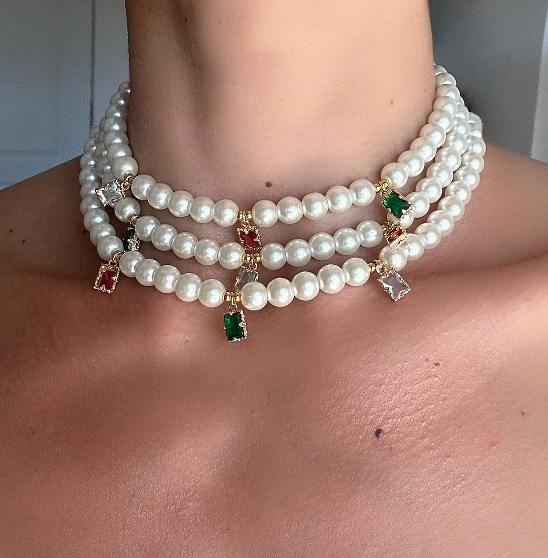 Pearl Charm Necklace