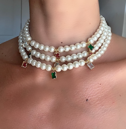 Pearl Charm Necklace