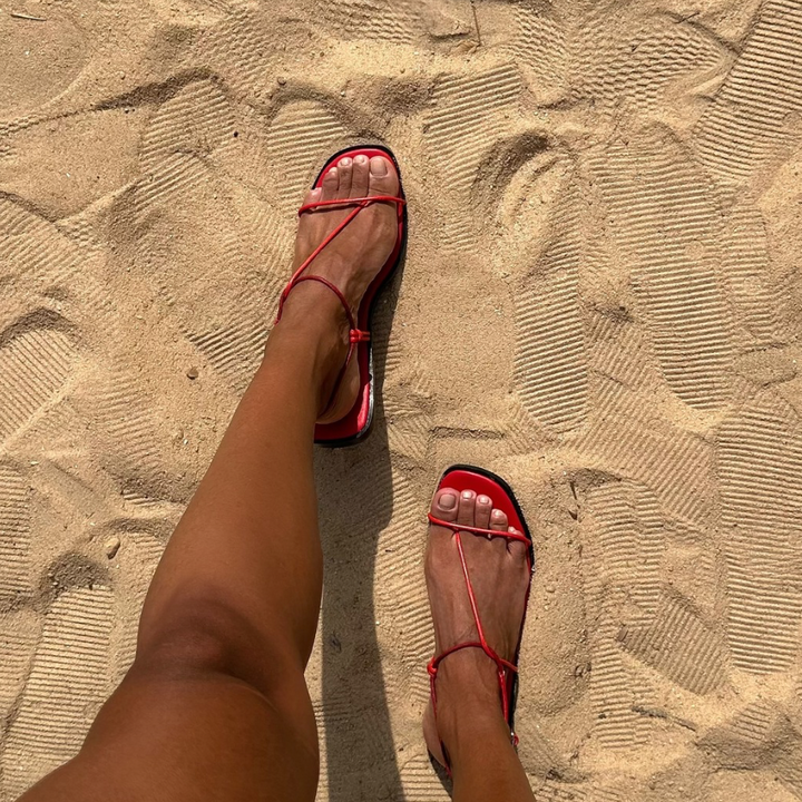 TIERNA RED SANDALS