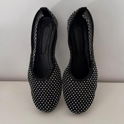 BAILA GLOW BLACK FLATS
