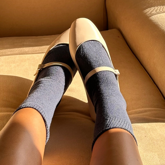 BAILATIRA NUDE FLATS (Round-Toe)