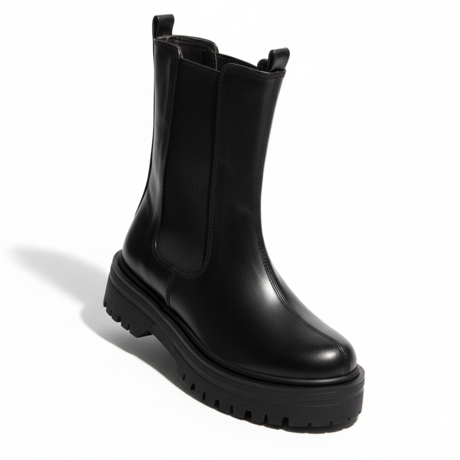 BOTA SLIP-ON BLACK BOOTS