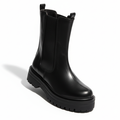 BOTA SLIP-ON BLACK BOOTS