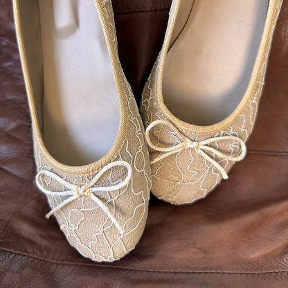 BAILA LACE MOCHA FLATS