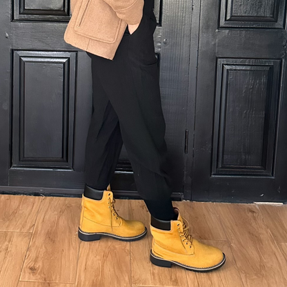 BOTA SOFT MUSTARD BEIGE BOOTS