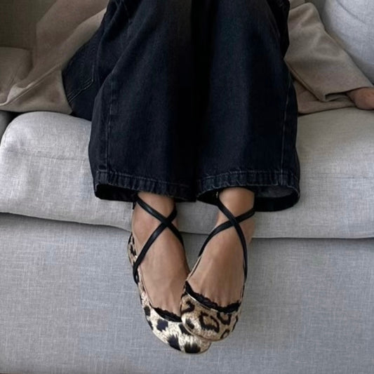 AMORIO LEOPARD FLATS