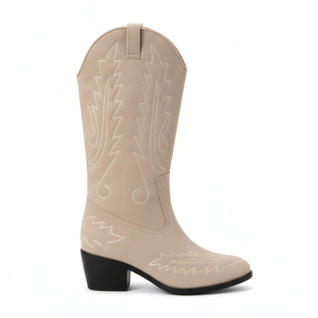 BOYERO BEIGE COWBOY BOOTS