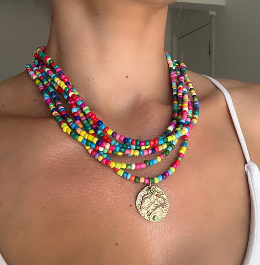 Confetti Beaded Necklace