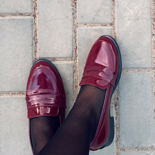 MINIMO BURGUNDY LOAFERS