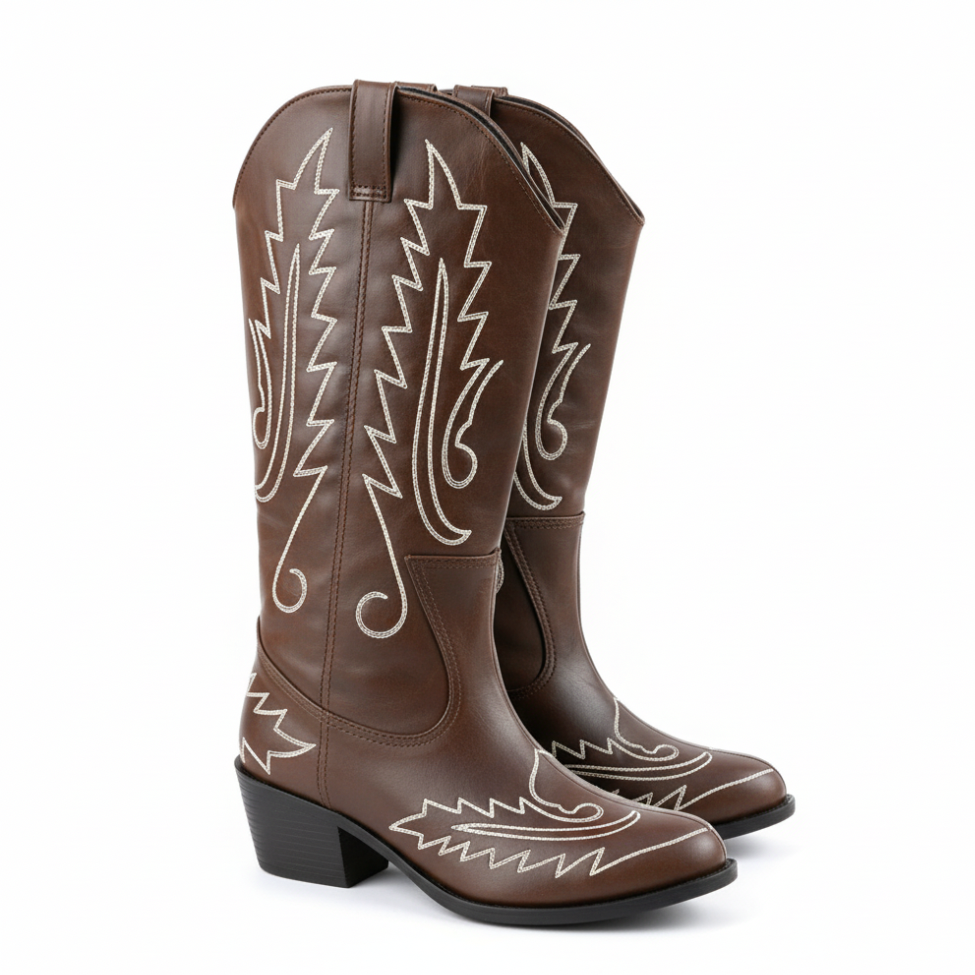 BOYERO BROWN COWBOY BOOTS