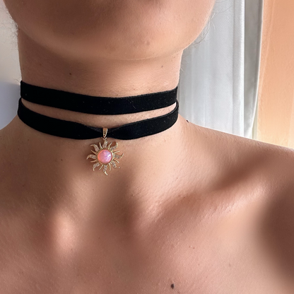 Pink Sun Choker