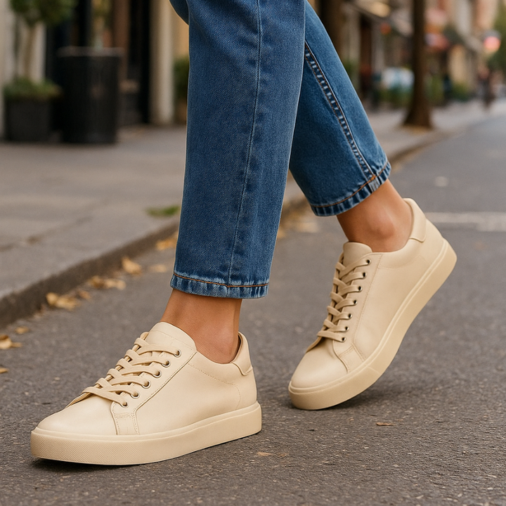 ZAPATOS BEIGE SNEAKERS
