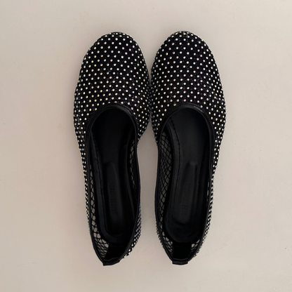BAILA GLOW BLACK FLATS
