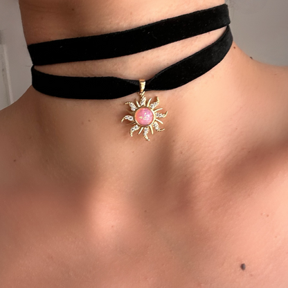 Pink Sun Choker