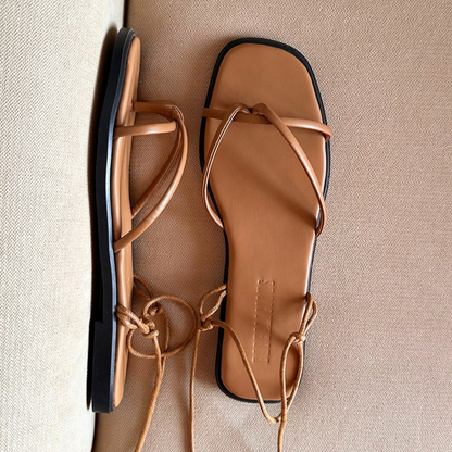 CORDELA BROWN SANDALS