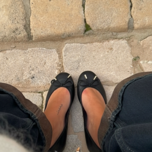 BAILA MATT BLACK FLATS