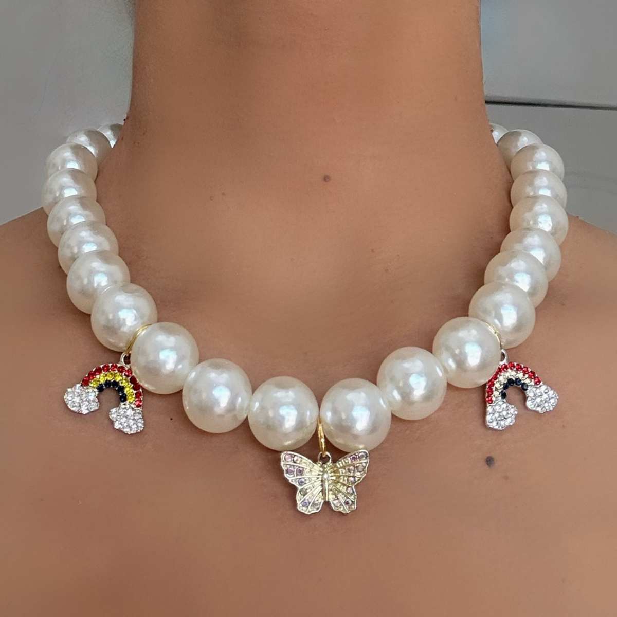 Pearls and Charms Necklace