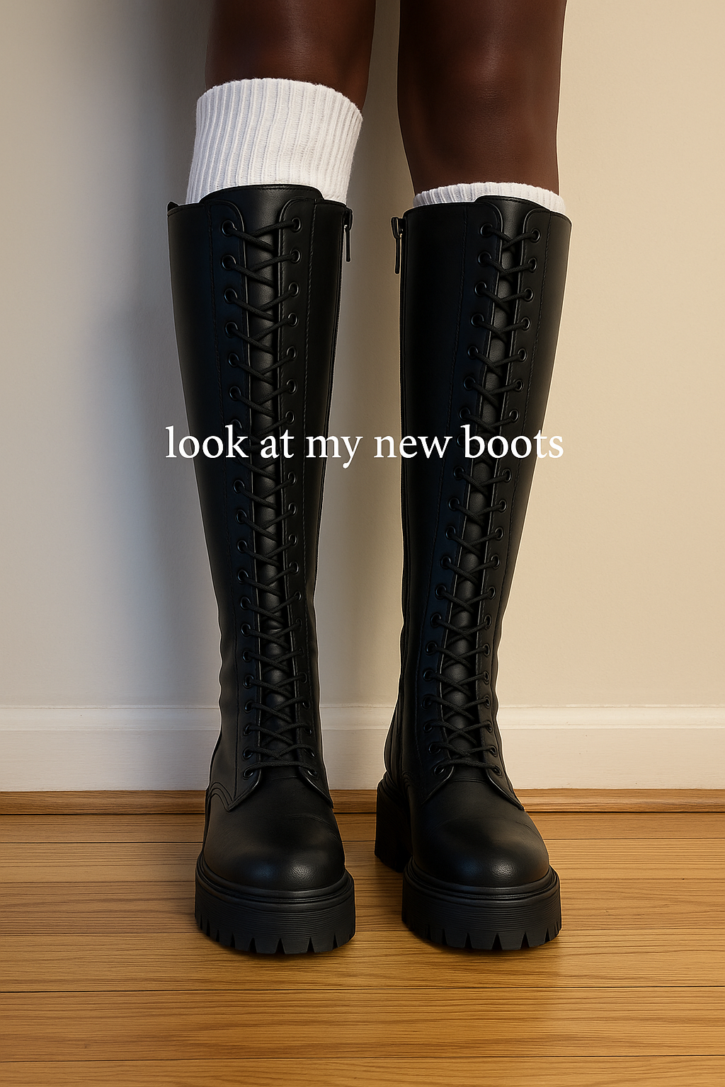 BOTA LONGA BLACK BOOTS