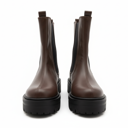 حذاء بوتا أسود سهل الارتداء