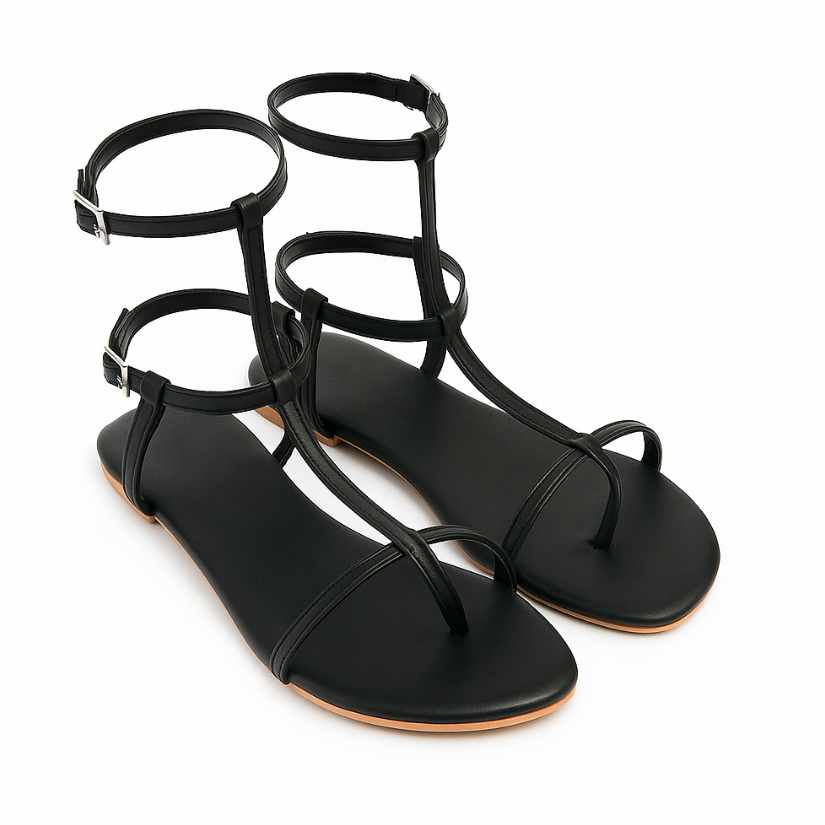 NOCHE BLACK SANDALS