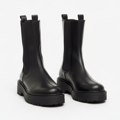 BOTA SLIP-ON BLACK BOOTS