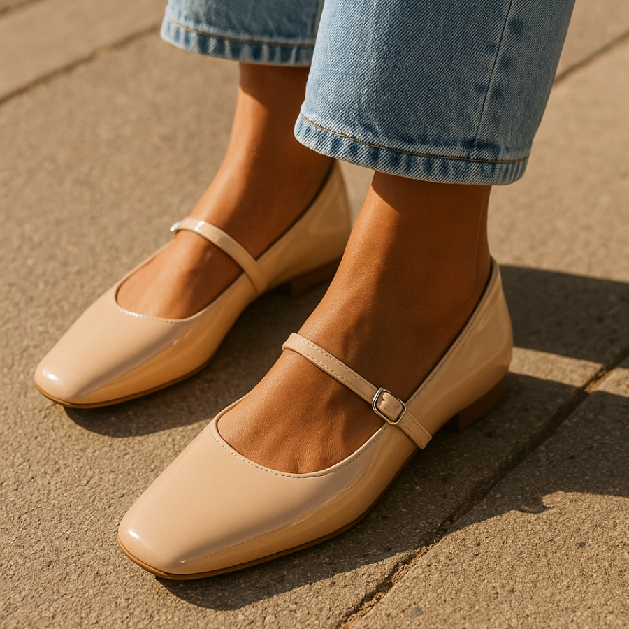 BAILATIRA FLASH BEIGE (Square-Toe)