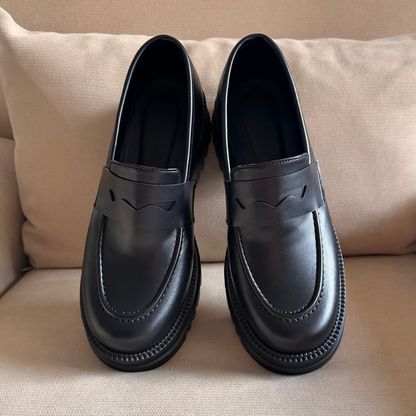 MASSIVO CLASSIC BLACK LOAFERS