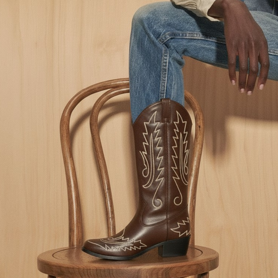 BOYERO BROWN COWBOY BOOTS