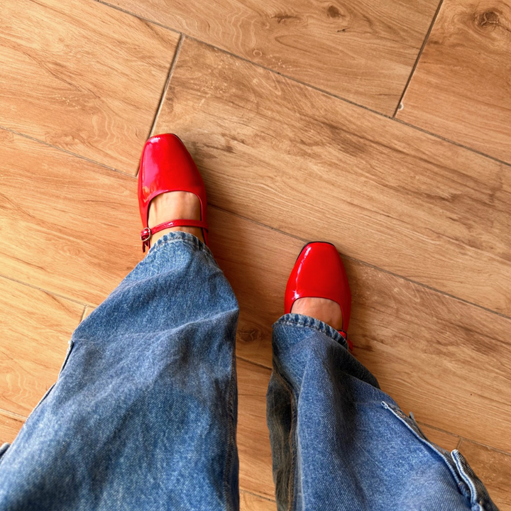 BAILATIRA FLASH RED (Square-Toe)