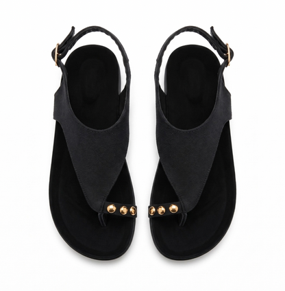 SOLEA BLACK SANDALS
