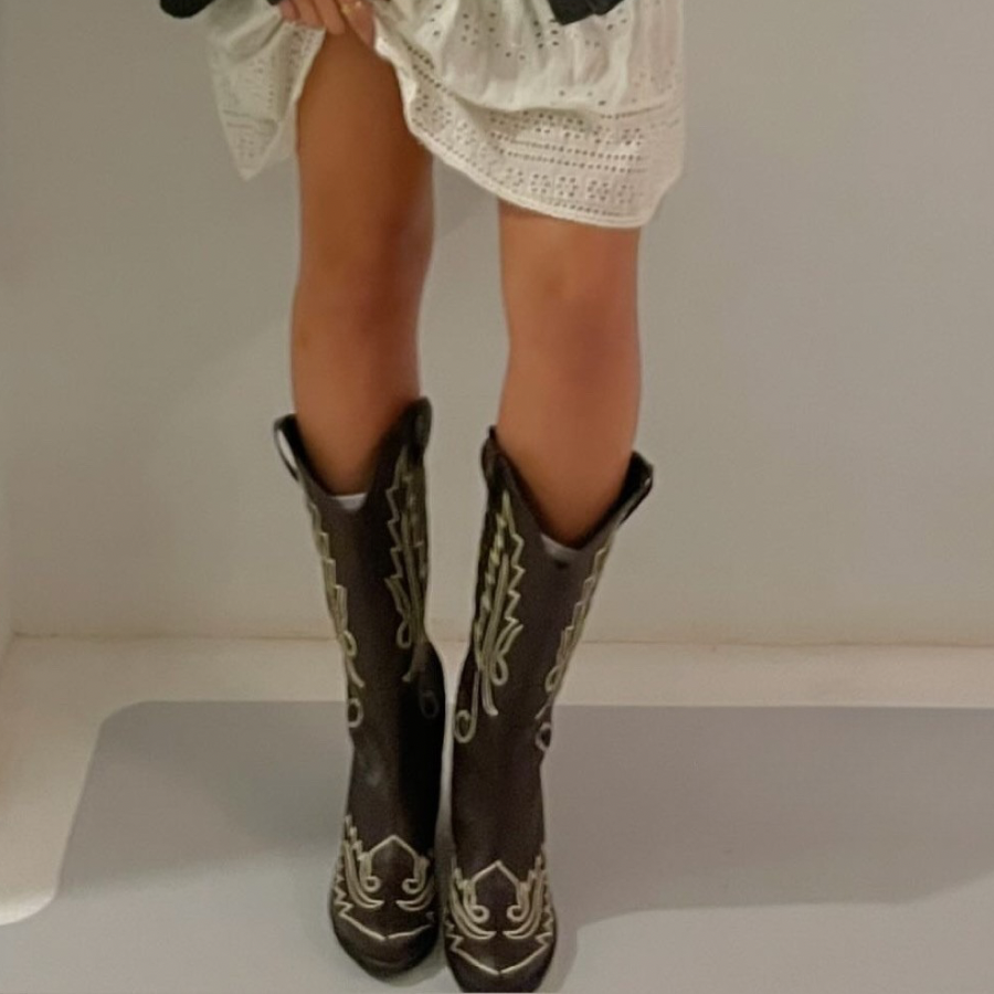 BOYERO BROWN COWBOY BOOTS