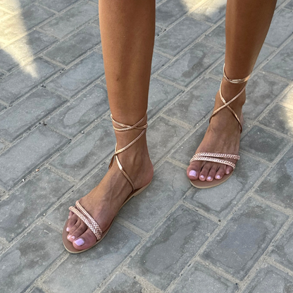 GLAMUROSA GOLD SANDALS
