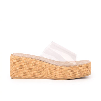 PLATFORMA TRANSPARENT SLIPPERS