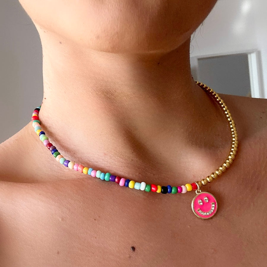 Smiley Colored Necklace