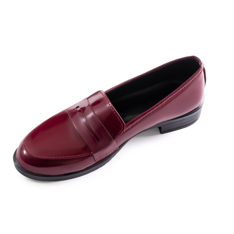 MINIMO BURGUNDY LOAFERS