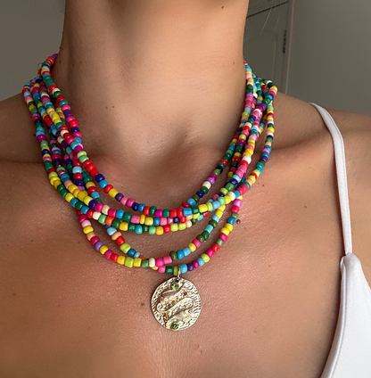 Confetti Beaded Necklace