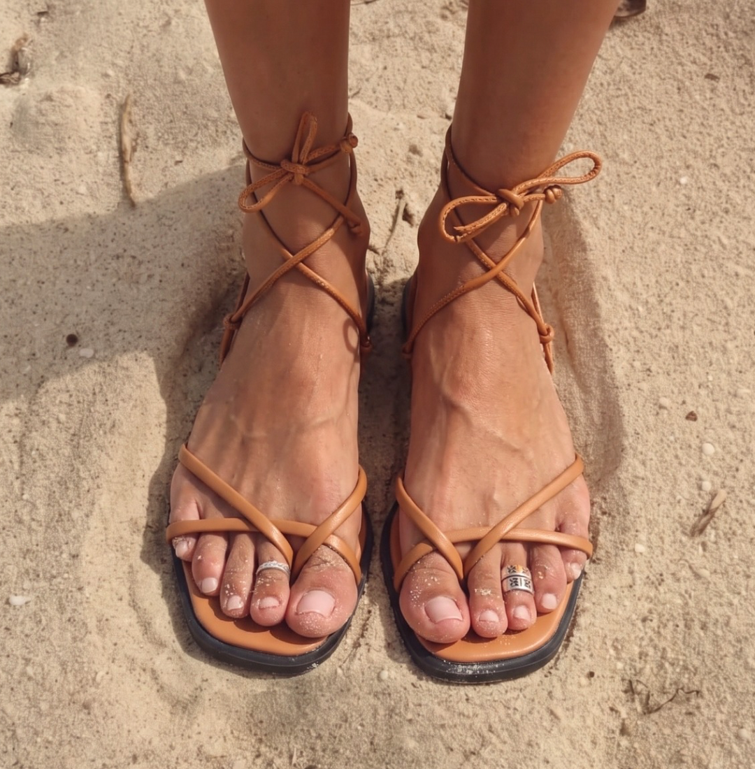 CORDELA BROWN SANDALS