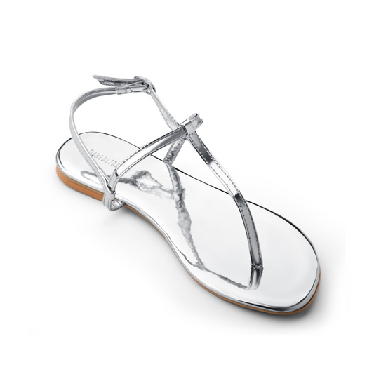 TIRA SILVER SANDALS