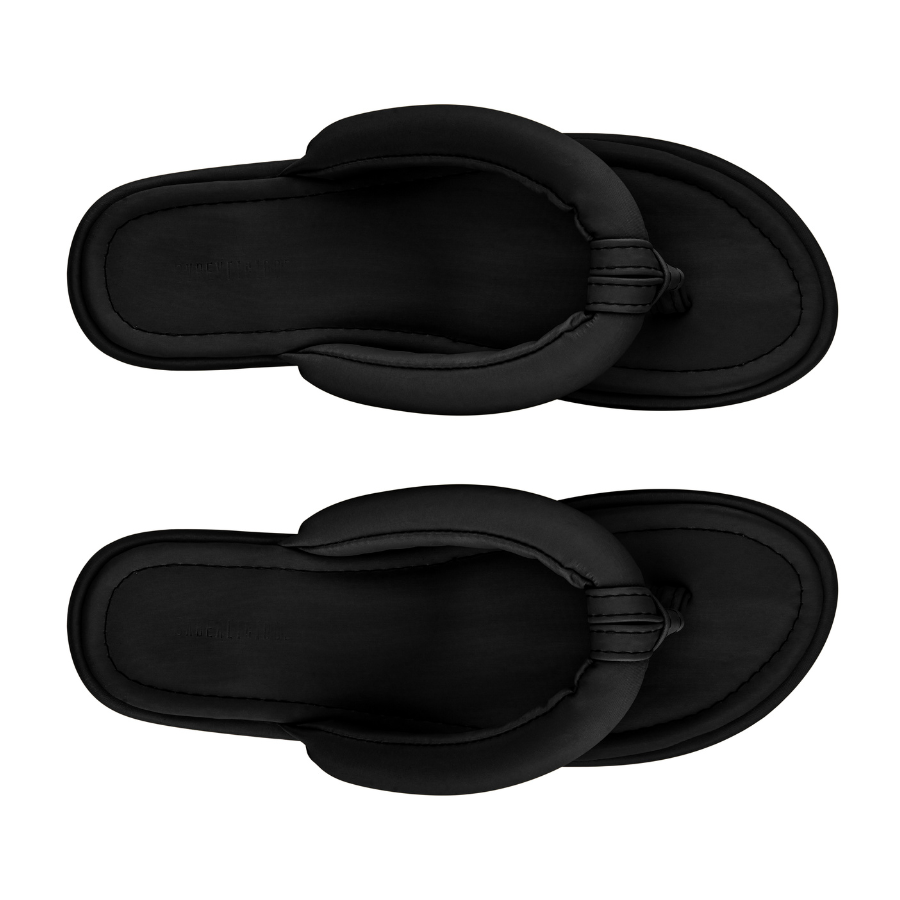 2 PAIRS PLAYA SANDALS WHITE + BLACK BUNDLE