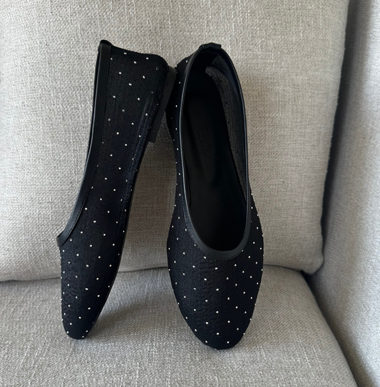 BAILA GLOW BLACK FLATS