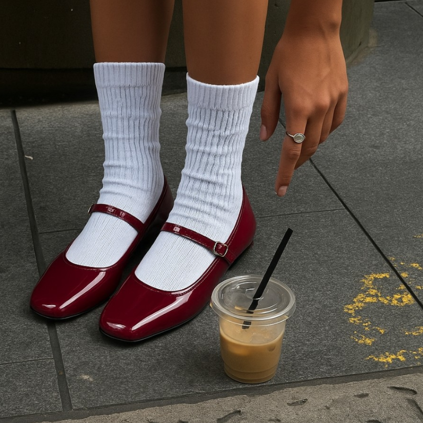 BAILATIRA FLASH BURGUNDY (Square-Toe)