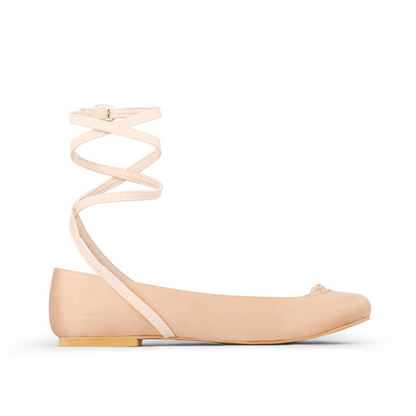 AMORIO NUDE FLATS